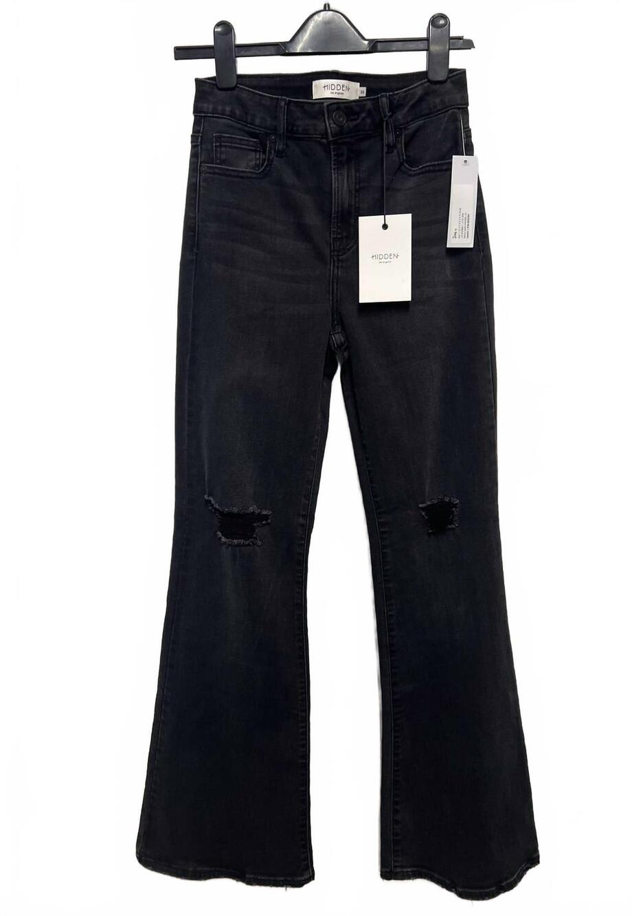 NEW HIDDEN women's happi jean in black
